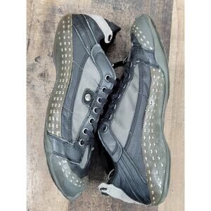 RARE Vintage‎ Y2K Diesel Women's 9.5 Parker Trainer Shoes Leather Black Gray